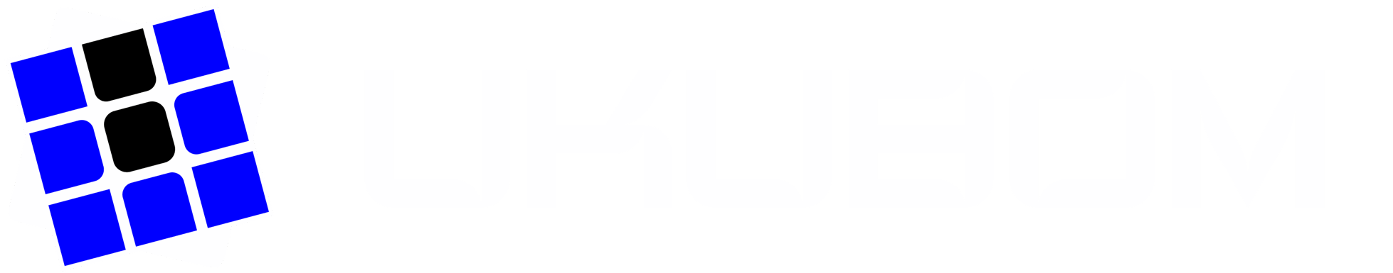LOGO BLANCO Y AZUL CON LETRAS