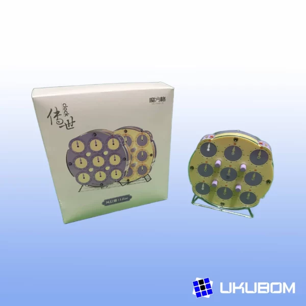 QiYi Magnetic Clock lila – Estilo único y preciso