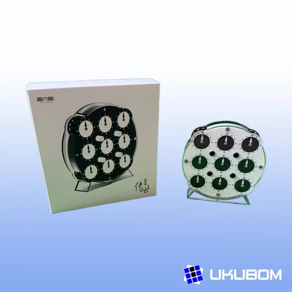 QiYi Magnetic Clock negro – Diseño moderno y preciso