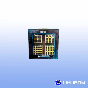 MFJS MeiLong Pack Cúbicos – 2x2 a 5x5 con stickers de fibra de carbono