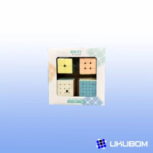 MFJS MeiLong Pack Macaron – Set de cubos 2x2 a 5x5 en colores pastel