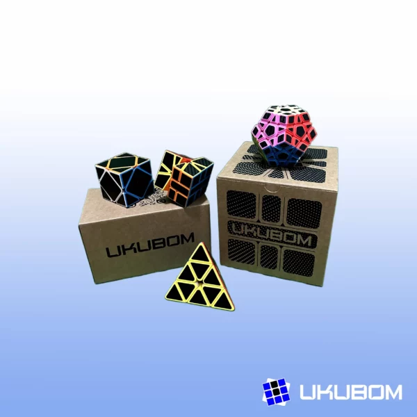 MFJS MeiLong Pack – Cubos no cúbicos con stickers de fibra de carbono