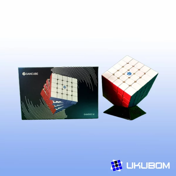 GAN 562 M Frosted – Cubo 5x5 magnético compacto con acabado mate antideslizante