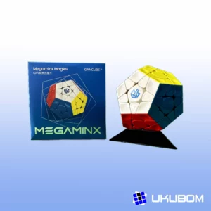 GAN Megaminx MagLev UV – Cubo dodecaédrico magnético de alta gama con acabado antideslizante