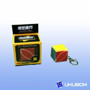 QiYi Ivy Llavero – Mini Ivy Cube funcional con diseño curvado y llavero