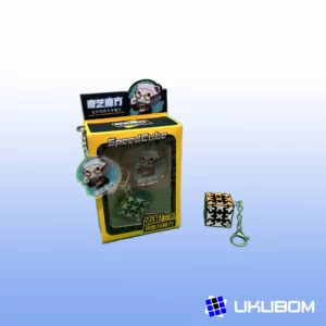 QiYi Mini Gear 3x3 Llavero – Cubo de engranajes de 35 mm totalmente funcional