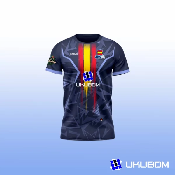 Camiseta oficial selección española speedcubing Seattle 2025