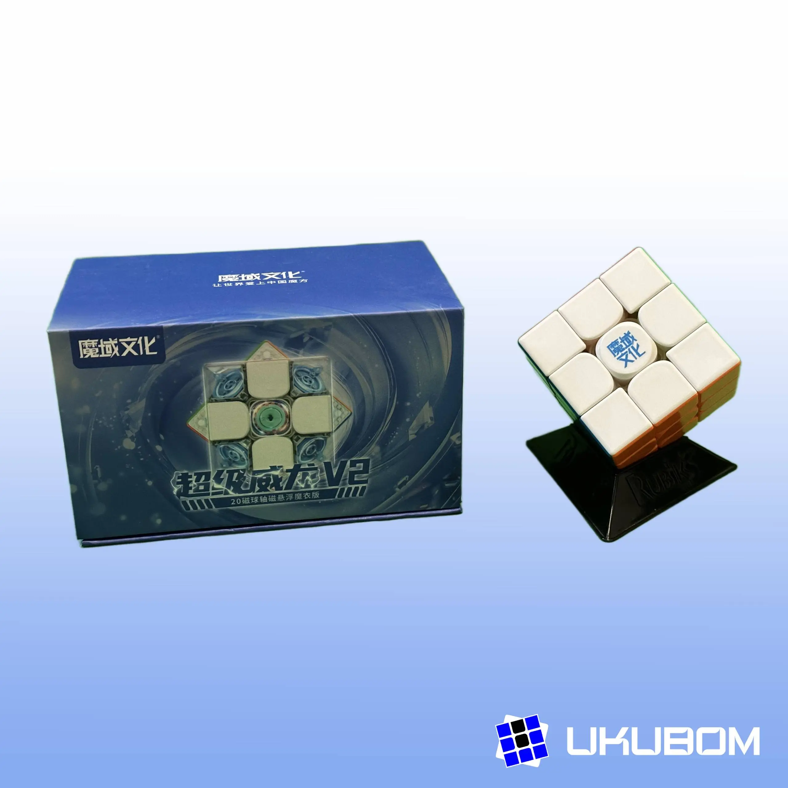 MoYu Super WeiLong V2 3x3 con Ball-Core de 20 imanes, MagLev y acabado UV