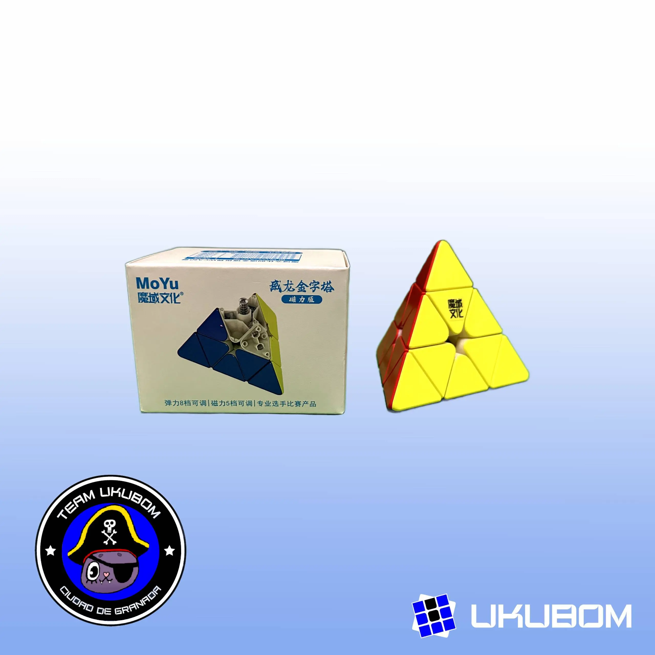 Pyratete Mod MoYu WeiLong Pyraminx modificado por Andrés Galán